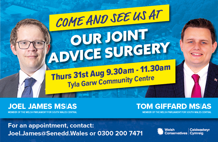 Joel James and Tom Giffard Advice Surgery Graphic