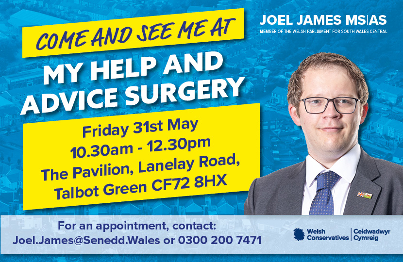 Talbot Green Advice Surgery Graphic