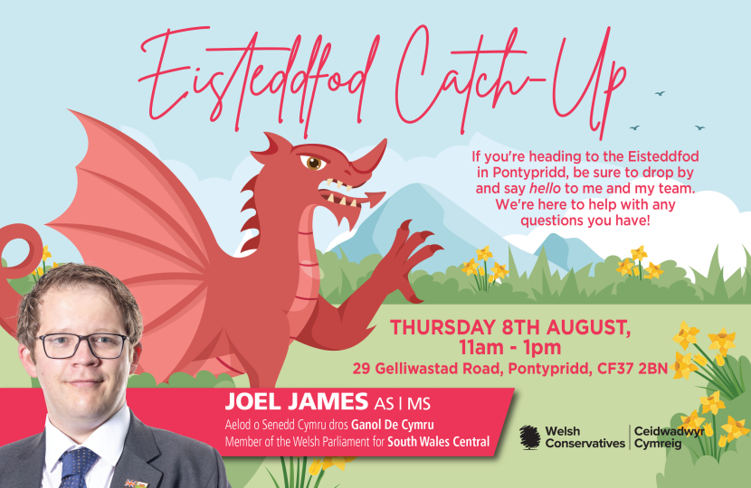 Joel James MS Eisteddfod Graphic 