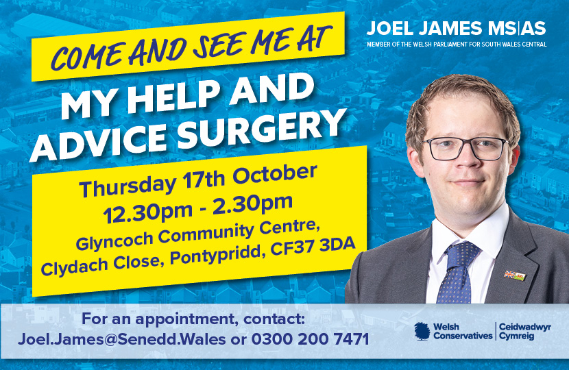 Glyncoch Advice Surgery Graphic