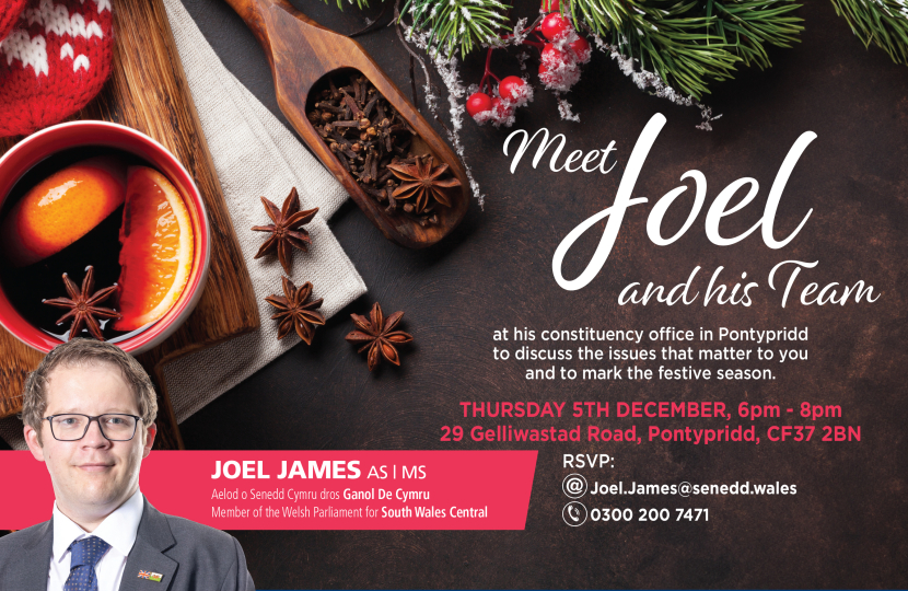 Joel James MS Festive Meet the Team Graphic 