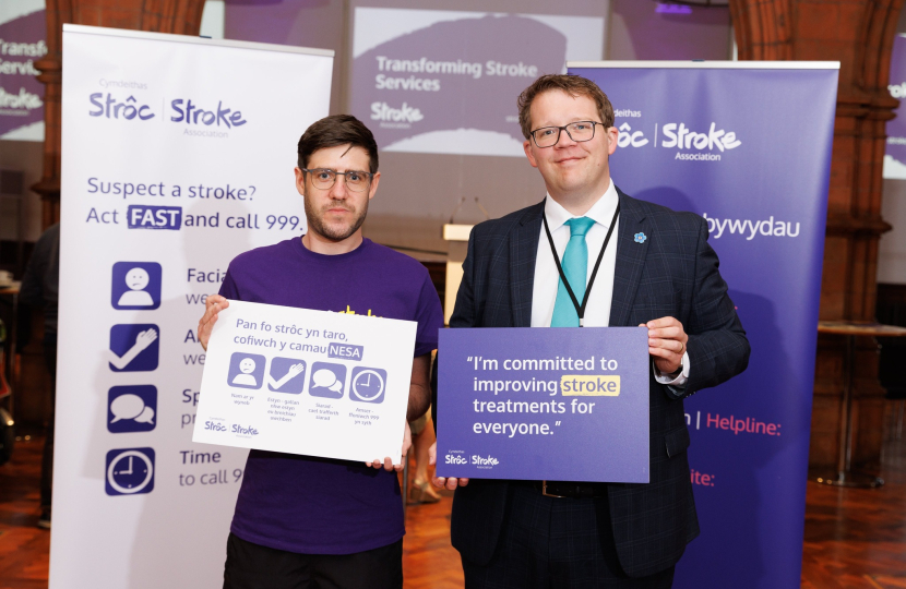 Joel James MS at Stroke Association Event 