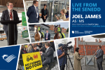 Joel James MS Live from the Senedd Graphic 