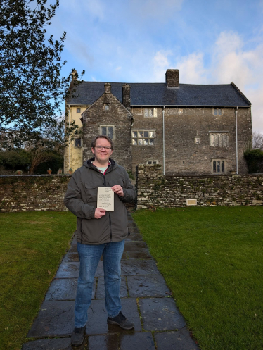 Joel James MS at Llancaiach Fawr Manor