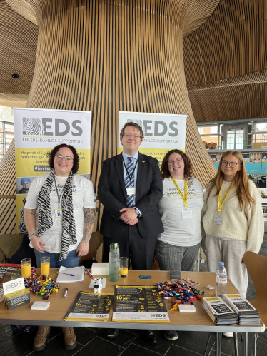 Joel James MS with the Ehlers Danlos Support UK