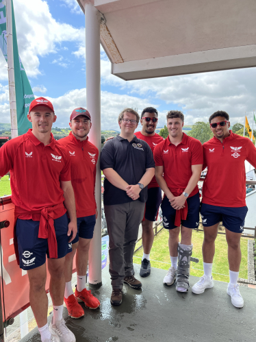 Joel James MS With Scarlets Rugby